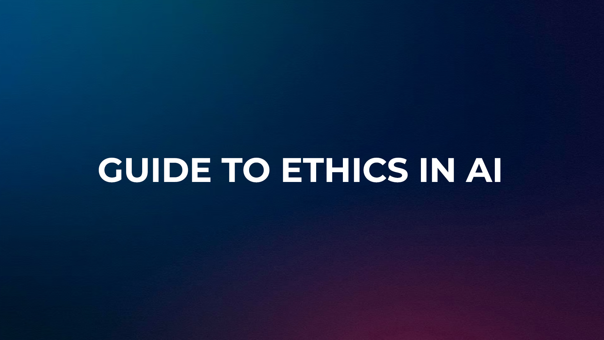 Ethics and Responsibilities in AI