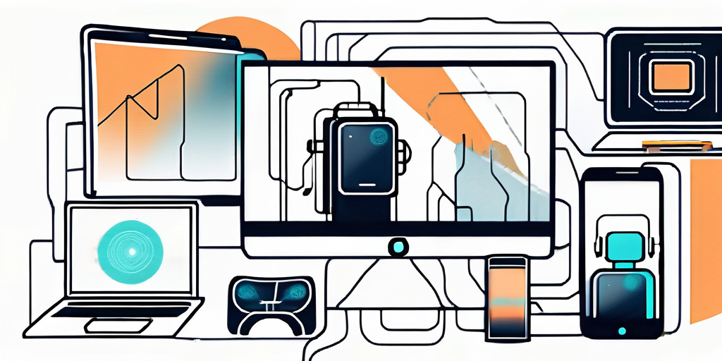 image representing connection between different devices